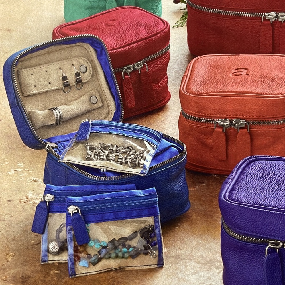 New! Leather Jewelry Organizer/Case Already Personalized.
